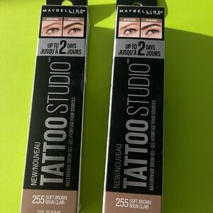 2 Maybelline Tattoo Studio Brow Gel - Soft Brown 255